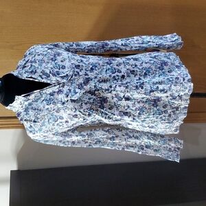 Nwt 2oh Threads cotton ruffle bell cuff tunic top